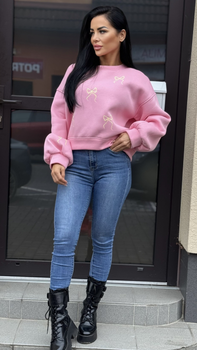 Dámska mikina – Pink bows